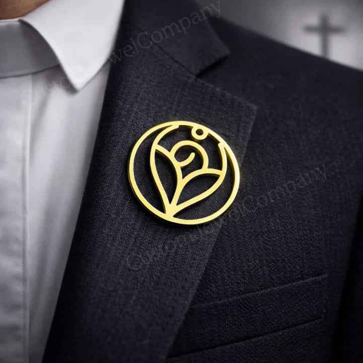 Laneeza® Premium Broches Logo Personnalisées