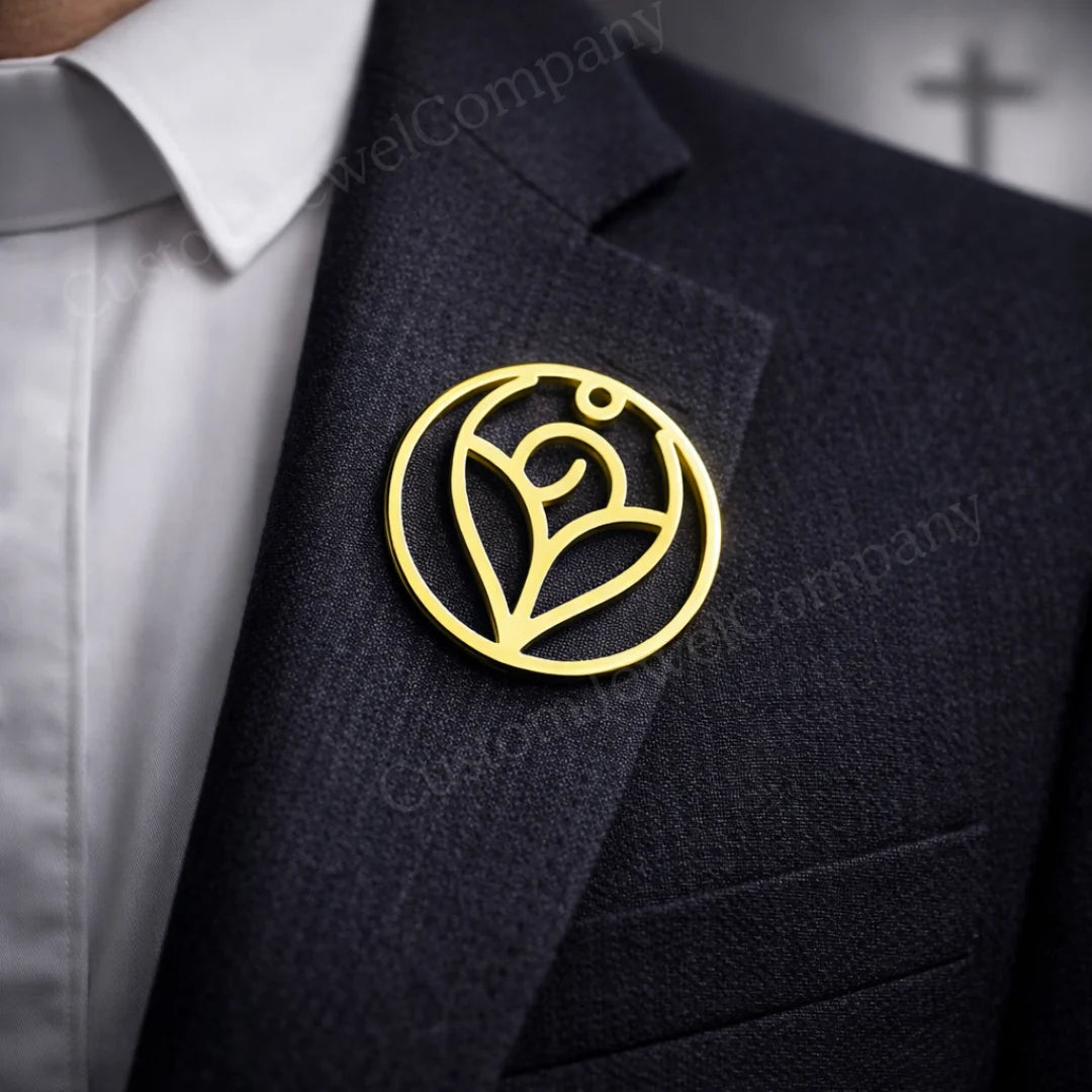 Laneeza® Premium Broches Logo Personnalisées