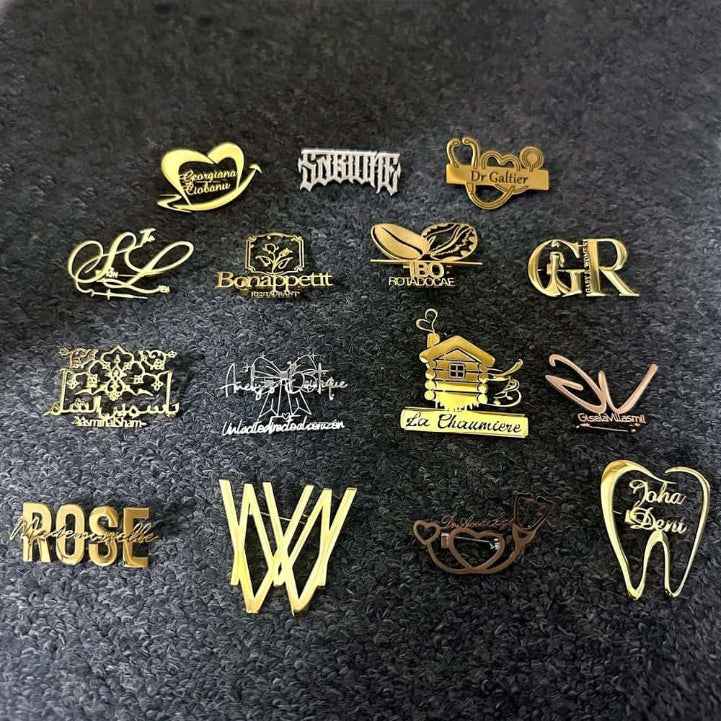 Laneeza® Premium Broches Logo Personnalisées