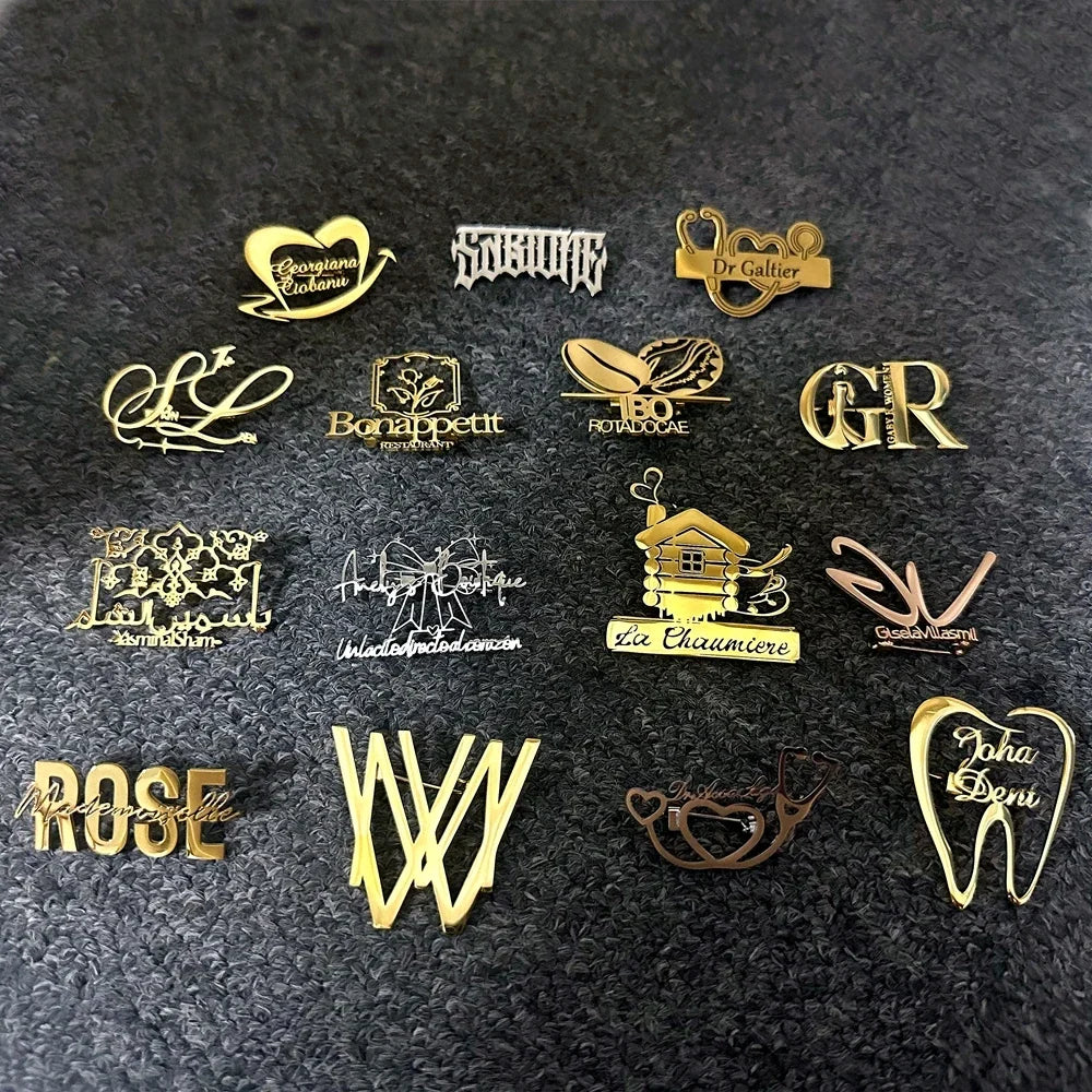 Laneeza® Premium Broches Logo Personnalisées