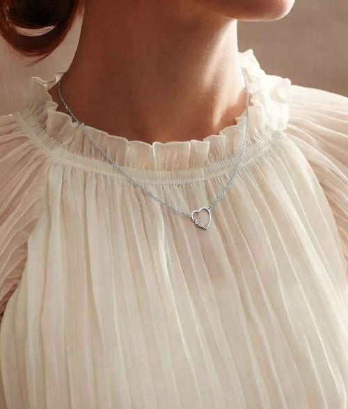 Collier personnalisé avec cœur et nom